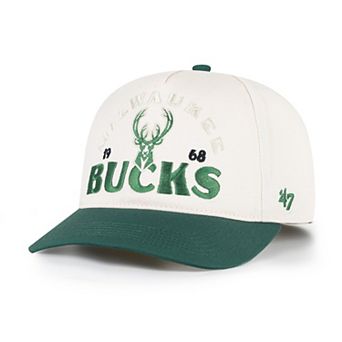 Men's '47 Natural Milwaukee Bucks Arcitext Hitch Adjustable Hat