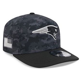Men's New Era Black New England Patriots 2026 Salute To Service 19TWENTY Adjustable Hat