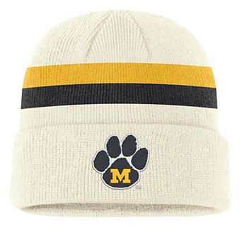 Men's Nike Cream Missouri Tigers Legacy Lettered Cuffed Knit Hat
