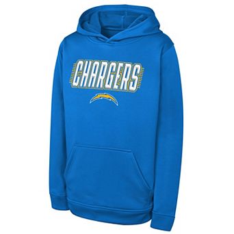 Youth Outerstuff Powder Blue Los Angeles Chargers Sack Party Performance Hoodie