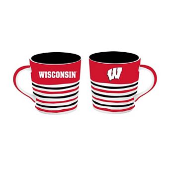 The Memory Company Wisconsin Badgers 15oz. Ceramic Americano Mug