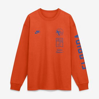 Men's Nike Orange Florida Gators Max 90 Legacy Multi Graphic Long Sleeve T-Shirt