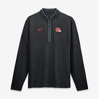 Men's Nike Black Cleveland Browns Dri-FIT Victory Half-Zip Pullover