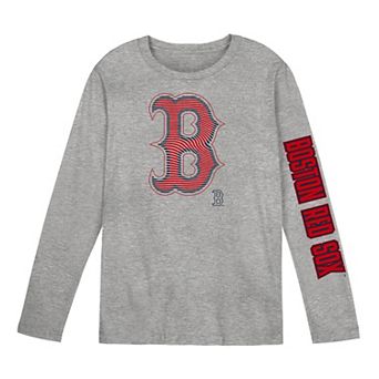 Preschool Outerstuff Gray Boston Red Sox Air Raid Long Sleeve T-Shirt