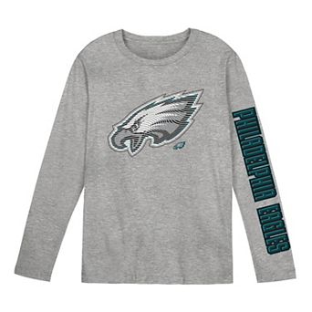Preschool Outerstuff Gray Philadelphia Eagles Air Raid Long Sleeve T-Shirt