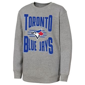 Youth Outerstuff Gray Toronto Blue Jays Jet Stream Sweatshirt