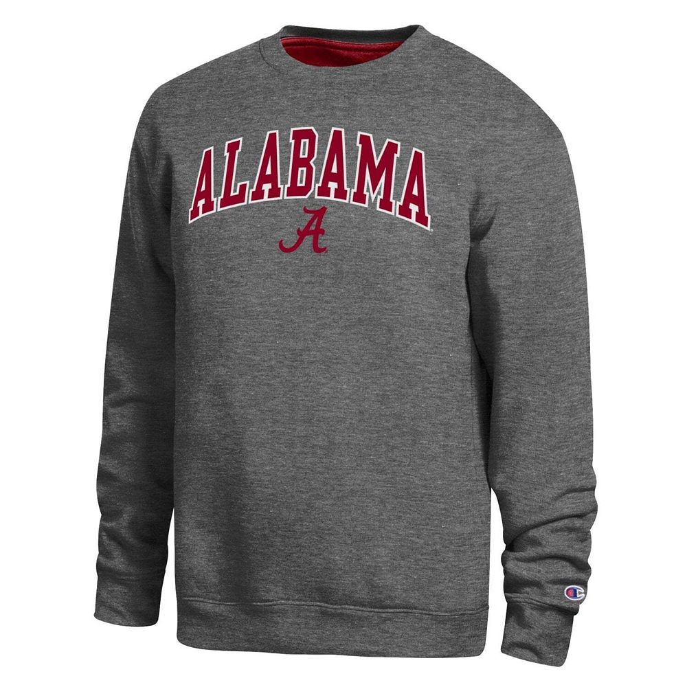 Men's Champion Charcoal Alabama Crimson Tide Arch Sweatshirt