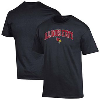Men's Champion Black Illinois State Redbirds Arch Logo T-Shirt