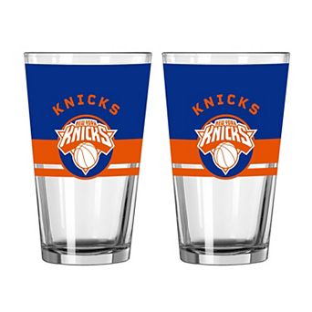 Logo Brands New York Knicks Two-Piece 16oz. Horizon Pint Glass Set