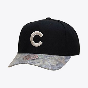 Men's Mitchell & Ness Black Chicago Cubs Midnight Timber Pro Snapback Hat