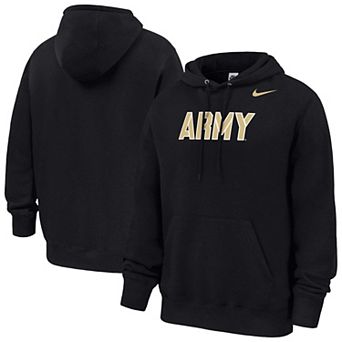 Men's Nike Black Army Black Knights Club Fleece Hoodie
