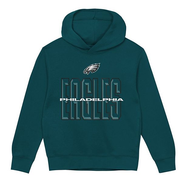 Preschool Outerstuff Midnight Green Philadelphia Eagles Field General Fleece Hoodie