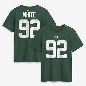 Men's Nike Reggie White Green Green Bay Packers Retired Name & Number T-Shirt