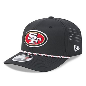 Men's New Era Black San Francisco 49ers 9SEVENTY Adjustable Hat