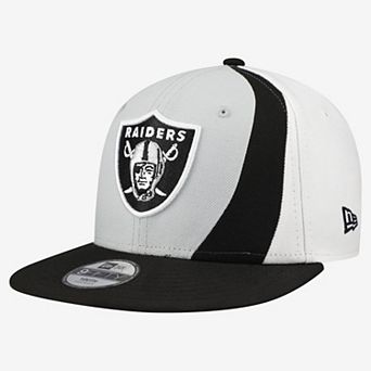 Youth New Era Silver Las Vegas Raiders Shock 9FIFTY Snapback Hat