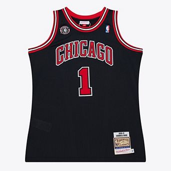 Men's Mitchell & Ness Derrick Rose Black Chicago Bulls 2010-11 Authentic Jersey