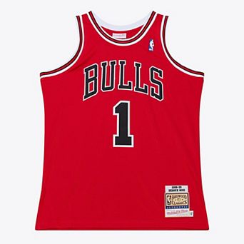 Men's Mitchell & Ness Derrick Rose Red Chicago Bulls 2008-09 Authentic Jersey