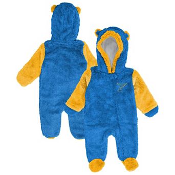Newborn & Infant Outerstuff Blue St. Louis Blues Stay Napping Fleece Bunting Full-Zip Sleeper