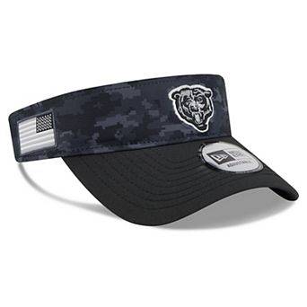 Men's New Era Black Chicago Bears 2026 Salute To Service Adjustable Visor