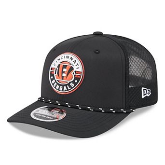Men's New Era Black Cincinnati Bengals Game 9SEVENTY Adjustable Hat
