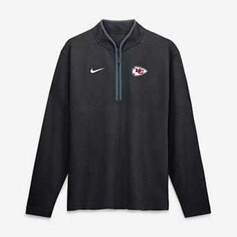 Men's Nike Black Kansas City Chiefs Dri-FIT Victory Half-Zip Pullover