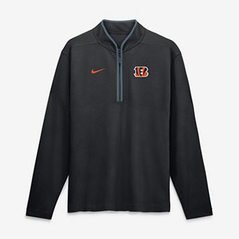 Men's Nike Black Cincinnati Bengals Dri-FIT Victory Half-Zip Pullover
