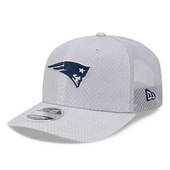 Men's New Era Gray New England Patriots Jock 9SEVENTY Adjustable Hat