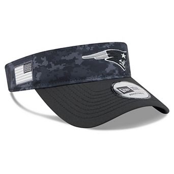 Men's New Era Black New England Patriots 2026 Salute To Service Adjustable Visor