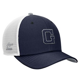 Men's Nike Navy Georgetown Hoyas Legacy Mascot Adjustable Trucker Hat