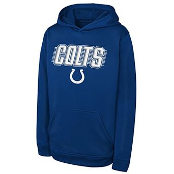 Youth Outerstuff Royal Indianapolis Colts Sack Party Performance Hoodie