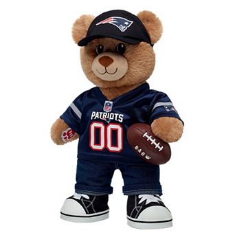 Build-A-Bear New England Patriots Happy Hugs Teddy Bear Gift Set