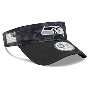 Men's New Era Black Seattle Seahawks 2026 Salute To Service Adjustable Visor