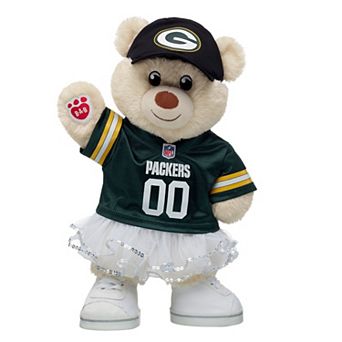 Build-A-Bear Green Bay Packers Happy Hugs Teddy Bear