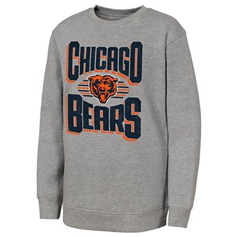 Youth Outerstuff Gray Chicago Bears Jet Stream Sweatshirt