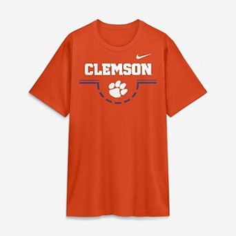 Men's Nike Orange Clemson Tigers Courtside Legend T-Shirt