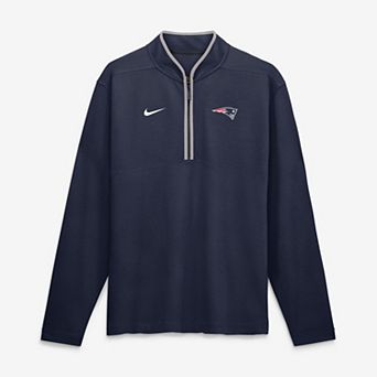 Men's Nike Navy New England Patriots Dri-FIT Victory Half-Zip Pullover