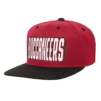 Youth Outerstuff Red/Black Tampa Bay Buccaneers Snapback Hat