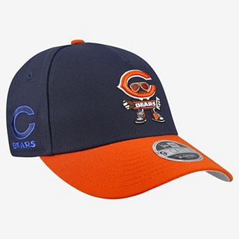 Preschool New Era Navy Chicago Bears Cartoon 9FORTY M-Crown A-Frame Adjustable Hat