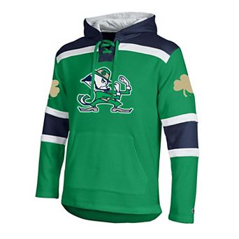 Men's Champion Green Notre Dame Fighting Irish Lacer Fleece Hoodie