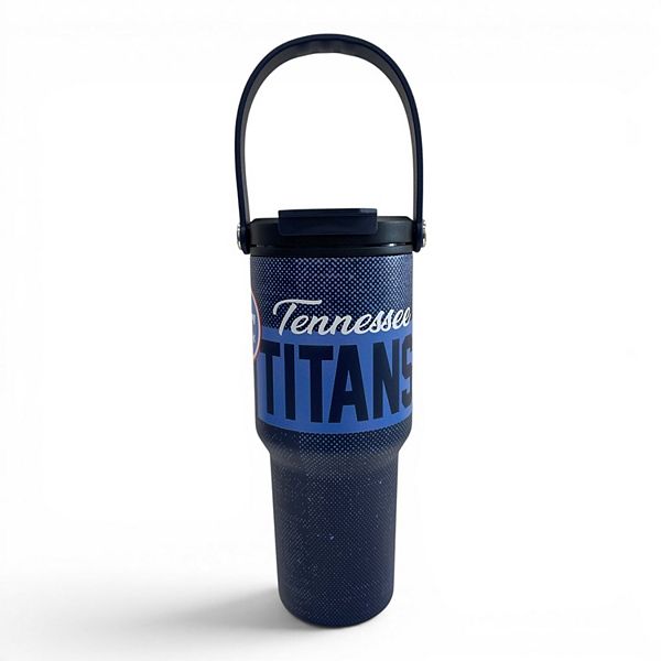 Pegasus Tennessee Titans 24oz. Speckled Gradient Stainless Steel Dual Top Water Bottle