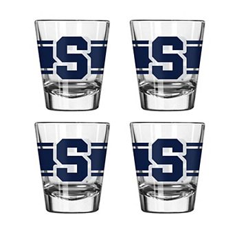 Logo Brands Syracuse Orange Four-Piece Stripe Shot Glass Set