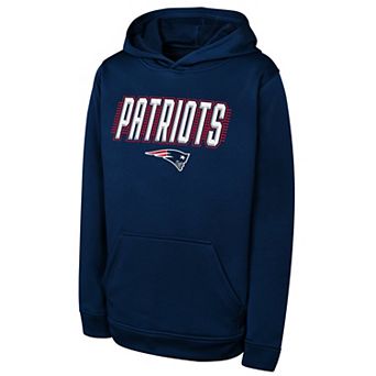 Youth Outerstuff Navy New England Patriots Sack Party Performance Hoodie