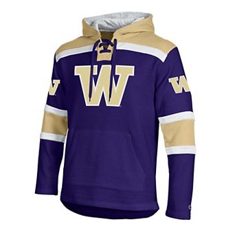 Men's Champion Purple Washington Huskies Lacer Fleece Hoodie