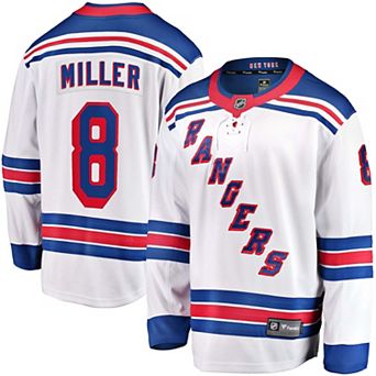 Men's Fanatics J.T. Miller White New York Rangers Away Breakaway Jersey
