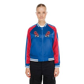Women's New Era Royal Buffalo Bills Lifestyle Satin Jacket