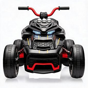 12V Electric 3 Wheel Ride On ATV with Dual 55W Motors 7 MPH for Kids Ages 3 to 8