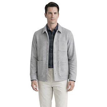 Men's Tailored Wool-Like Shirt Jacket