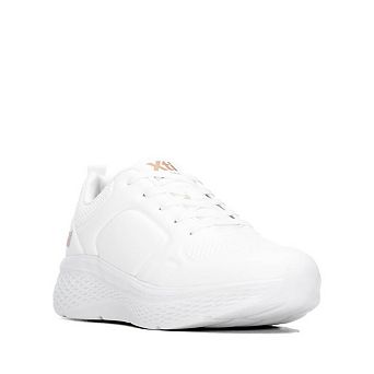 XTI Women's Casual Mini Wedge Lace-Up Sneakers 146271