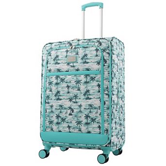 Tommy Bahama Palm Print 30-inch Expandable Softside Spinner Luggage