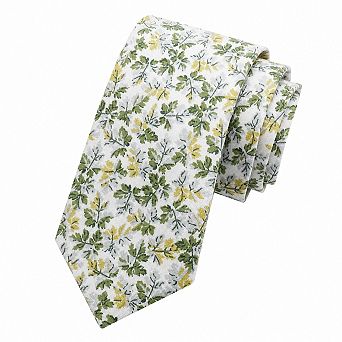 Floral Men's Neckties Slim Formal Casual Wedding Party Cotton Ties